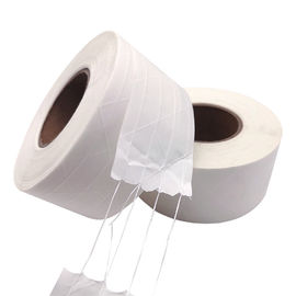 De witte Gegomde Ponsband van Kraftpapier, Glasvezeldocument Geactiveerde het Embleemdruk van de Verpakkingsband Water