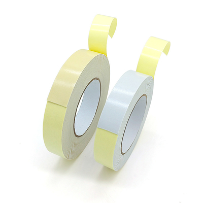 Drukgevoelige witte / zwarte rubber kleefband van EVA-schuim voor het afdichten van kartonnen