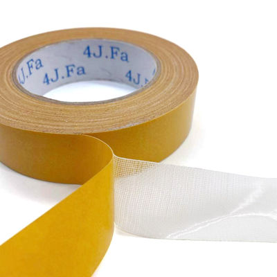 Customized White Indoor Carpet Edge Binding Tape Double Sided Rubber Hot Melt Adhesive for Rugs Sealing