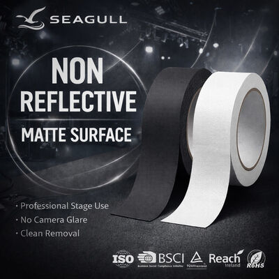 Matt Cloth Gaffer Tape voor Stage Cable Beveiliging Low Reflection Finish