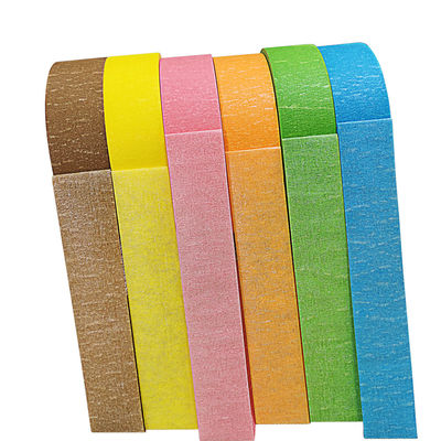 Rijstpapier Hittebestendige het Natuurrubberkleefstof van de 2 Duimengte Gekleurde Band