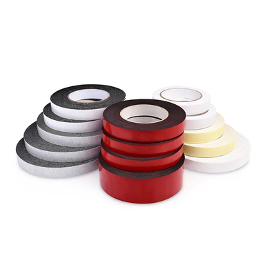 ISO 9001 EVA-schuim dubbelzijdige band wit of zwart met acryllijm