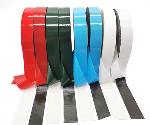 1 mm PE-schuimband met papieren voering voor versterking van de rand van de banner