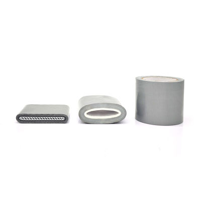 Karton afdichten essentiële stof duct tape in zwart / wit / rood met rubber kleefmiddel