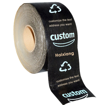 Zwarte Water Geactiveerde Kraftpapier-Document de Banddouane Logo Brand van de Gomverpakking