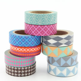 De kleurende Smalle Ponsband van Washi, Verwijderbaar Decoratief Band Geschikt Kunstwerk