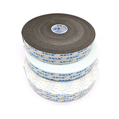 Dubbelzijdig schuimband met een zwarte coating Acryllijm PE Dubbelzijdig schuimband