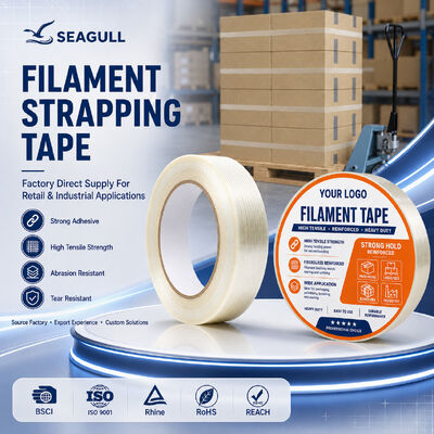 Glasvezelfilamenttape High Tensile Strapping Tape voor zware kartonnen verpakkingen