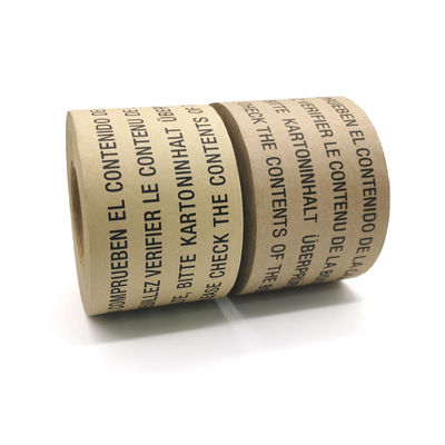 Kies Opgeruimde 76mm*40m Water Geactiveerde Kraftpapier Verpakkingsband uit