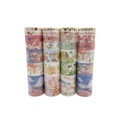 30 Kleefstof die van het Ontwerpen7pcs/box de Japanse Kawaii Beeldverhaal Washi-Banden voor de Decoratie van Scrapbooking van het Kogeldagboek maskeren