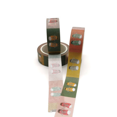 De Gedrukte CMYK Gift die van DIY Douane van de de Matrijzenbesnoeiing van Taiwan de VerpakkingsPonsband verpakken van Washi