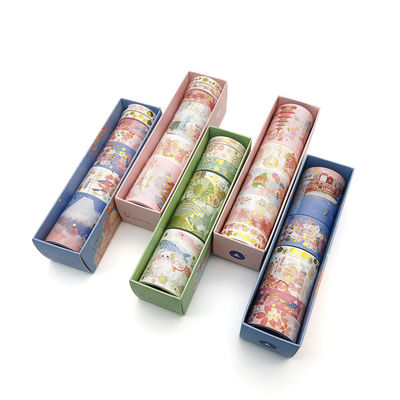 Het Document van de beeldverhaal de Minidiy Decoratie Geplaatste Banden van Washi/van het Broodjesscrapbooking van het Ontwerpers Afplakband de Levering van de de Schoolkantoorbehoeften