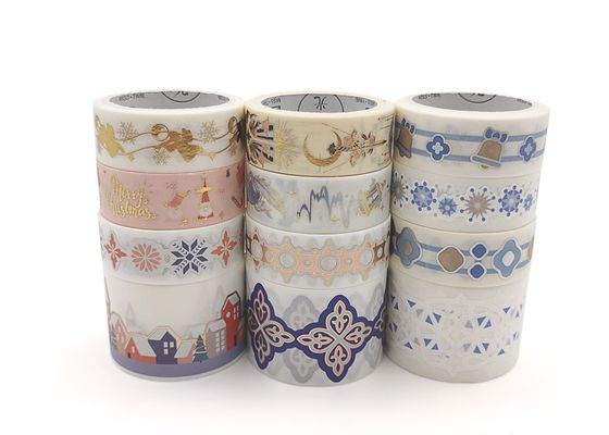 Japanse van het Kant Zelfklevende Washi van het Ponsbandbroodje Eenvoudige Dromerige Holle de Bandstickers voor Decoratieve Agenda DIY