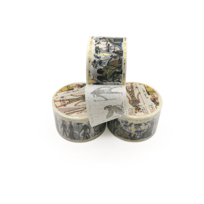 De kleurrijke Band van Verpakkings Creatieve Gedrukte Washi voor DIY-Ambachtenarts.