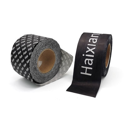 De klantgerichte Ponsband van Logo Black Eco Friendly Kraft voor Vakje het Verzegelen