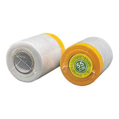 De plastic Maskerende Film van Schilderspre taped transparent voor het Schilderen Bescherming