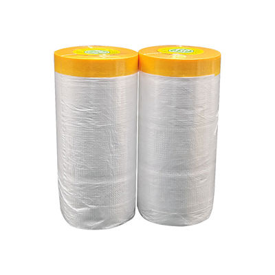 Plastic Beschermings Oranje Maskerende Film voor Nevel het Schilderen